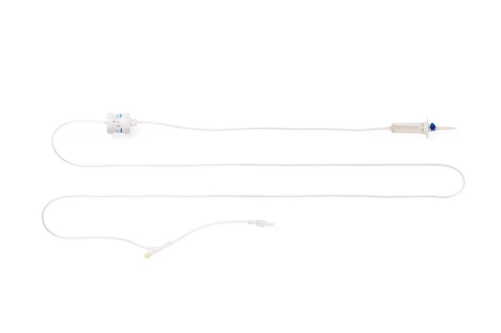15 Drops/mL IV Administration Set with Flow Controller, 1 Injection ...